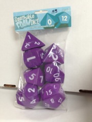 2 inch Squishable Dice Set, Purple